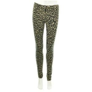 SEA NEW YORK LEOPARD PRINT PANTS SIZE 4